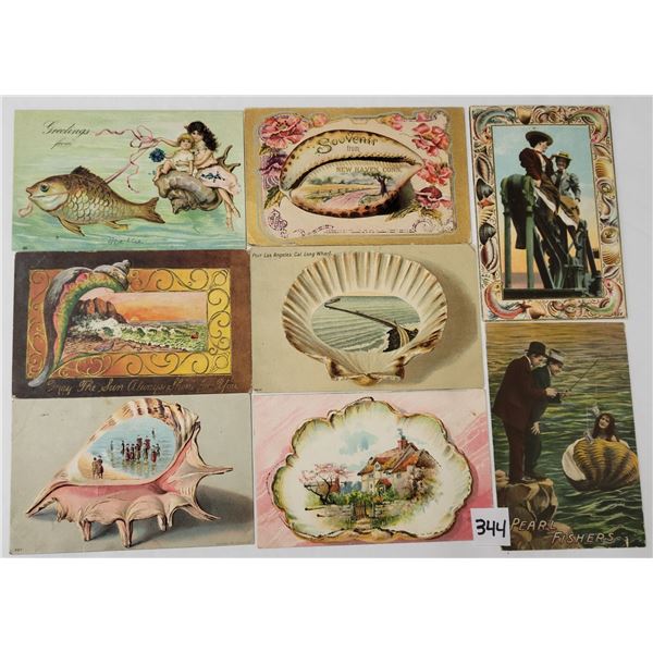 Seashell Greeting Postcards Approx. 40