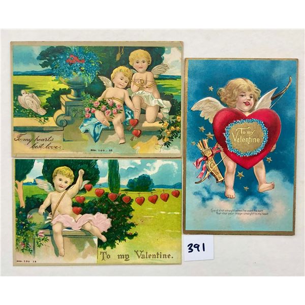 Valentine's Day Holiday Greeting Postcards 40+