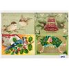 Image 2 : Christmas Holiday Greeting Postcards with Bells & Birds Approx. 85