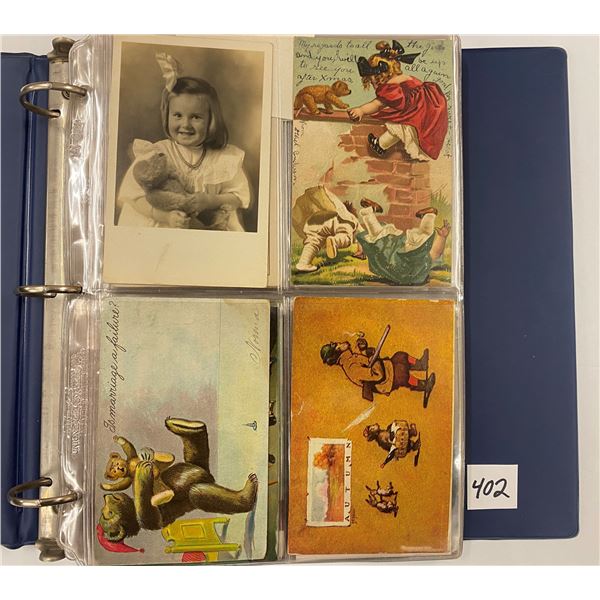 Dolls & Children Postcard Album 90+ Postcards