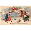 Image 1 : Pair of Winsch Christmas Santa Claus Holiday Greeting Postcards