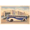 Image 1 : Linen Advertising Union Pacific Stages Bus Postcard