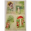 Image 1 : Group of 7 Fantasy Elf Greeting Postcards