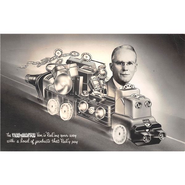 View- Master Advertising Real Photo Postcard