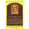 Image 1 : Baseball Hall of Fame Autographed Buck Leonard Postcard