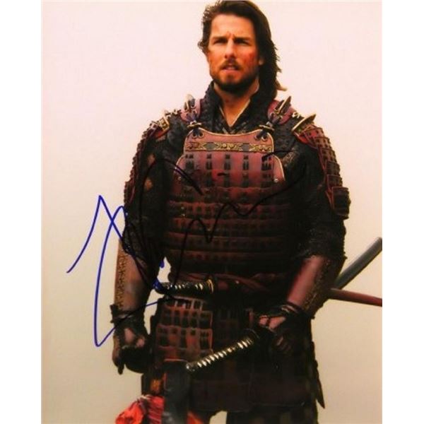 The Last Samurai Tom Cruise signed promo photo