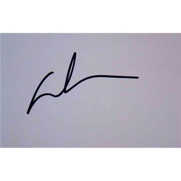 Star Wars George Lucas signature slip