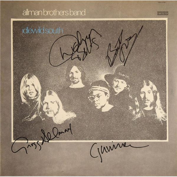 The Allman Brothers Idlewild South signed album