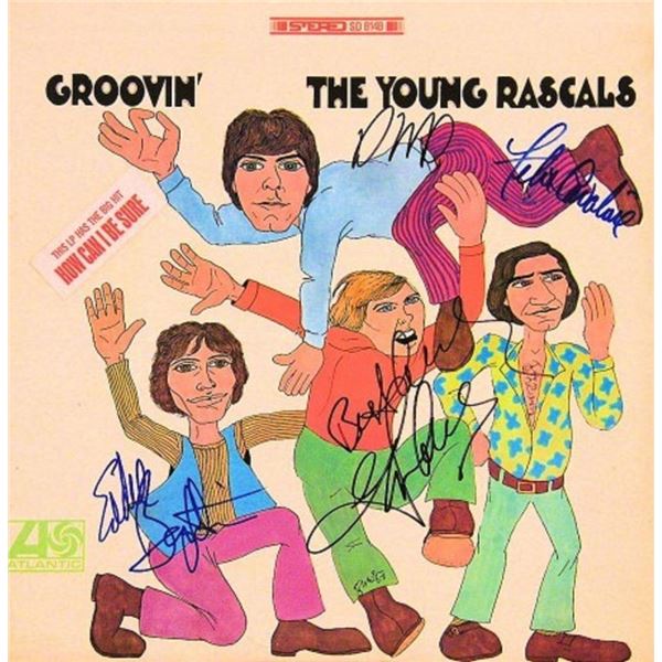 The Young Rascals signed Groovin album