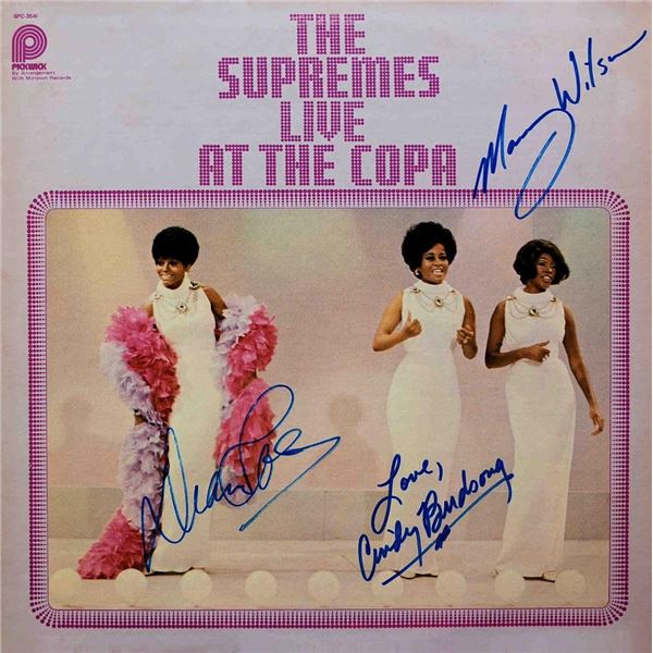 The Supremes Signed Album