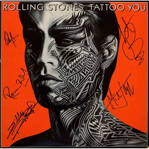 The Rolling Stones signed Tattoo You album