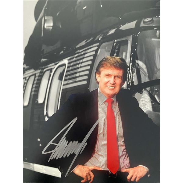 Donald Trump signed photo