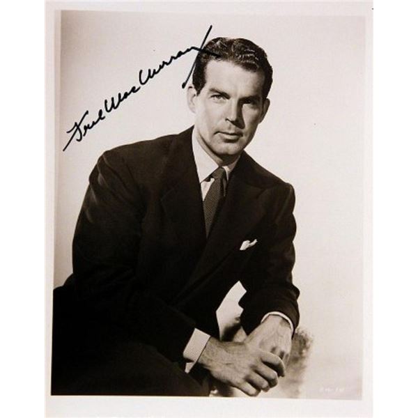 My Three Sons Fred MacMurray signed portrait photo