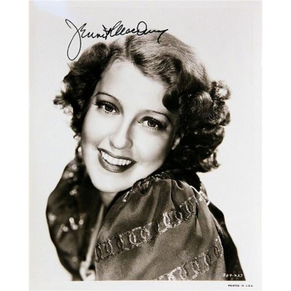 The Merry Widow Jeanette MacDonald signed portrait photo