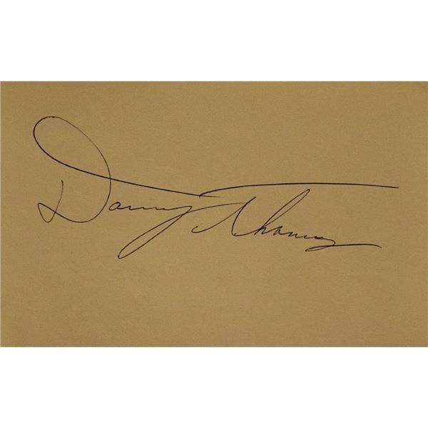 The Andy Griffith Show Danny Thomas signature slip