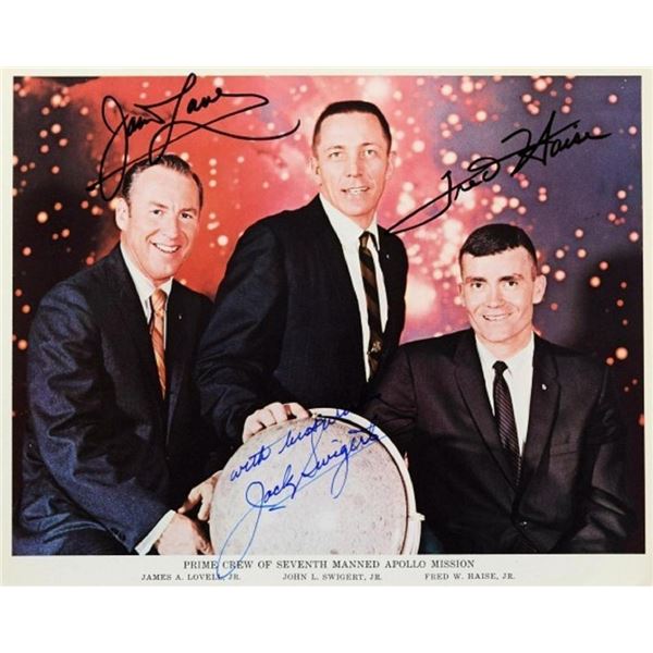 Apollo 7 signed promo photo