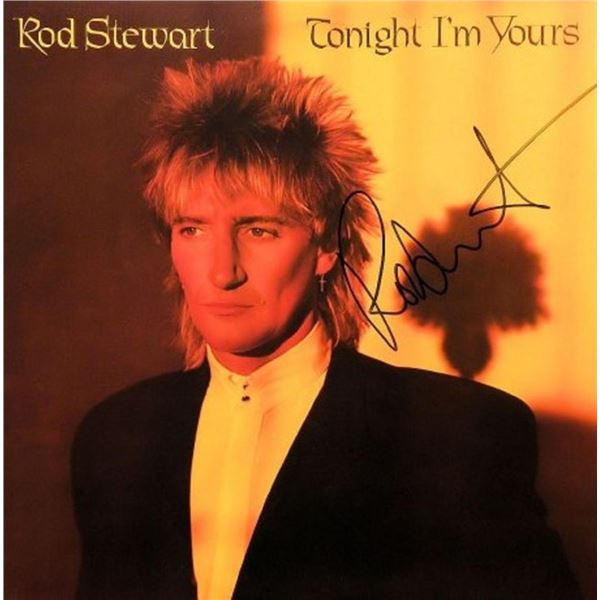 Rod Stewart Tonight I'm Yours signed album