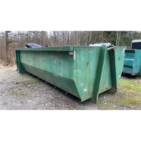FORT FABRICATION 16' DUMP BIN 59"H WITH CONTENTS: 54" BRIDAL HEIGHT