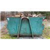 Image 3 : DORMEL CONTAINERS 14' DUMP BIN 57"H WITH CONTENTS:  54" BRIDAL HEIGHT