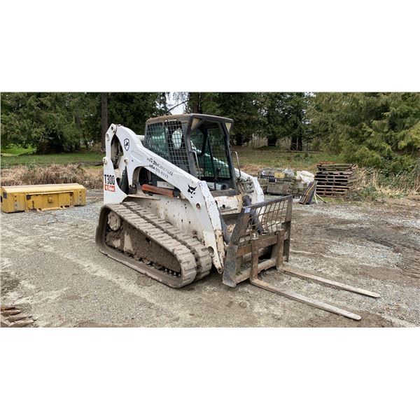 2007 BOBCAT T300 SKID STEER WHITE VIN 532015371