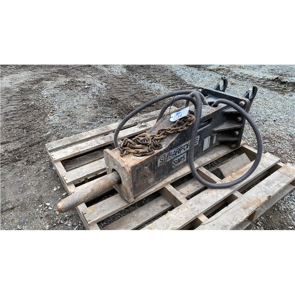 SHEARFORCE SM5 EXCAVATOR HYDRAULIC HAMMER ATTACHMENT