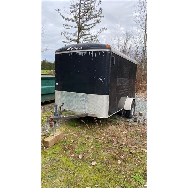 2011 MIRAGE XCEL, BOX TRAILER HEAVY, BLACK, VIN 5M3BE1014B1046940,