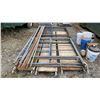 Image 1 : ASSORTED SCAFFOLDING PARTS INCLUDING; UPRIGHTS CROSSBEAMS & WALKWAYS