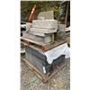Image 2 : 4 PALLETS OF ASSORTED STONE MATERIAL