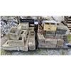 Image 3 : ASSORTED ITEMS INCLUDING; CINDER BLOCKS, BRICKS, PALLETS, TARPS & MORE *MUST TAKE ALL*