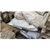 Image 4 : ASSORTED ITEMS INCLUDING; CINDER BLOCKS, BRICKS, PALLETS, TARPS & MORE *MUST TAKE ALL*