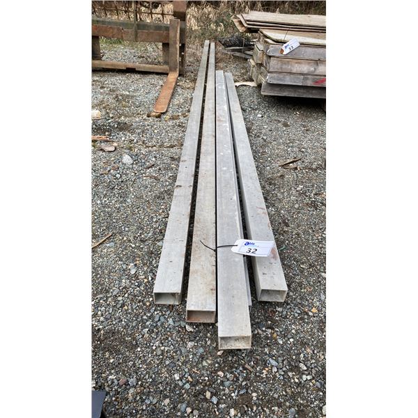 ASSORTED LENGTHS OF ALUMINUM UP TO 20'L