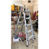 Image 2 : LITE INDUSTRIAL ADJUSTABLE 6' FOLDING STEP/EXTENSION LADDER