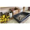 Image 3 : SHELF OF ASSORTED ITEMS INCLUDING; RATCHET STRAPS, HITCH ATTACHMENTS & MORE