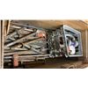 Image 2 : KNAACK METAL JOB BOX WITH ASSORTED CONTENTS INCLUDING; FIRE HOSE, JACKHAMMER BITS, INDUSTRIAL