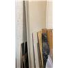 Image 3 : ASSORTED ITEMS INCLUDING; WOOD, DRYWALL PANELS, ROLL OF POLY & MORE