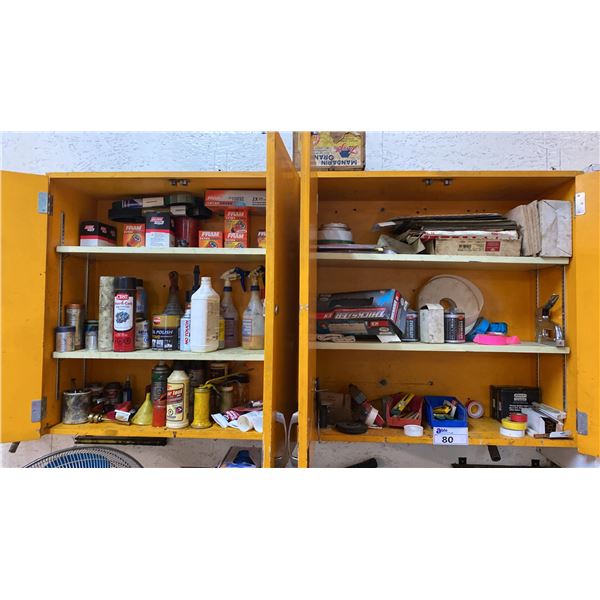 CONTENTS OF (2) CABINETS *CABINETS NOT INCLUDED*