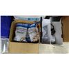 Image 3 : SHELF OF ASSORTED ITEMS INCLUDING; CAR BATTERIES, PAINT MIXING BITS, PAPER TOWEL & MORE
