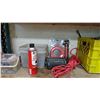 Image 11 : RACK OF ASSORTED ITEMS INCLUDING; HARD HATS, TOOLS, CARPET CLEANER, HARDWARE & MORE *RACKING