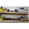 Image 2 : RACK OF ASSORTED ITEMS INCLUDING; HARD HATS, TOOLS, CARPET CLEANER, HARDWARE & MORE *RACKING