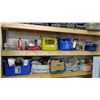 Image 3 : RACK OF ASSORTED ITEMS INCLUDING; HARD HATS, TOOLS, CARPET CLEANER, HARDWARE & MORE *RACKING