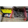 Image 5 : RACK OF ASSORTED ITEMS INCLUDING; HARD HATS, TOOLS, CARPET CLEANER, HARDWARE & MORE *RACKING