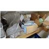 Image 8 : RACK OF ASSORTED ITEMS INCLUDING; HARD HATS, TOOLS, CARPET CLEANER, HARDWARE & MORE *RACKING