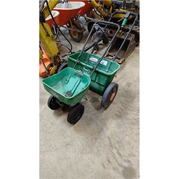 SCOTTS TURF BUILDER CLASSIC DROP & SCOTTS TURF BUILDER EDGEGUARD MINI SPREADER