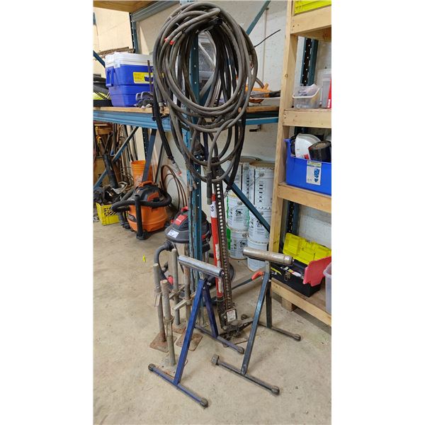 HI-LIFT JACK, POWER CORDS, WELDING HOSE, SCREW JACKS, MATERIAL ROLLERS & MORE