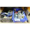 Image 2 : SHELF OF ASSORTED ITEMS INCLUDING; ELECTRIC STAPLER, RUBBER CONDUIT, HARDWARE & MORE
