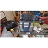 Image 2 : TABLE OF ASSORTED CONTENTS INCLUDING: CHAIN, CAR PANELS, POLYMER SAND, WRENCHES & MORE (TABLE