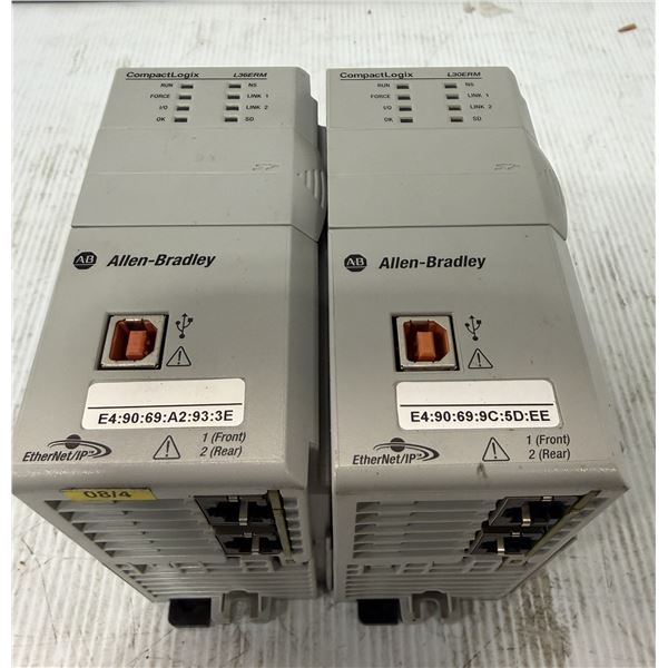 (2) Allen-Bradley #1769-L30ERM