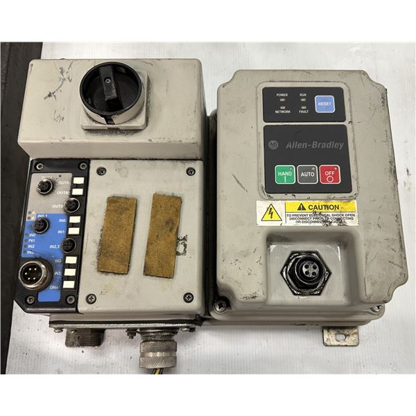 Allen Bradley #280D-FN-10-C ArmorStart Base w/#280D-F12Z-10C-GRW-3-P1 Controle Module