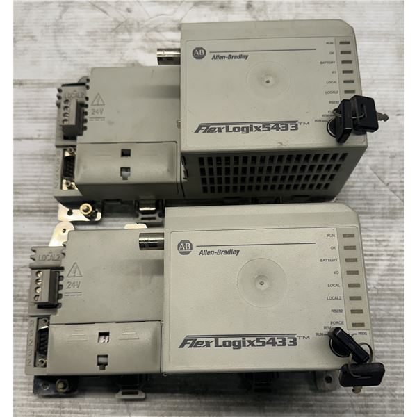 (2) Allen Bradley #1794-L33 A Flex Logix Processor Units