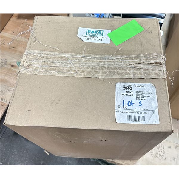 Allen Bradley ##284G-FVD2P3D-10-RRG-CBG-DB1-EMI/C ArmorStart Control Module Drive & Base